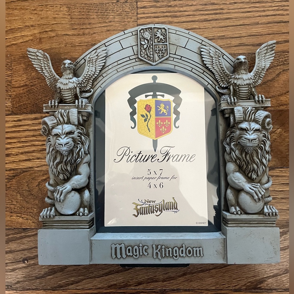 Rare Disney Parks Magic Kingdom New Fantasyland Picture Frame